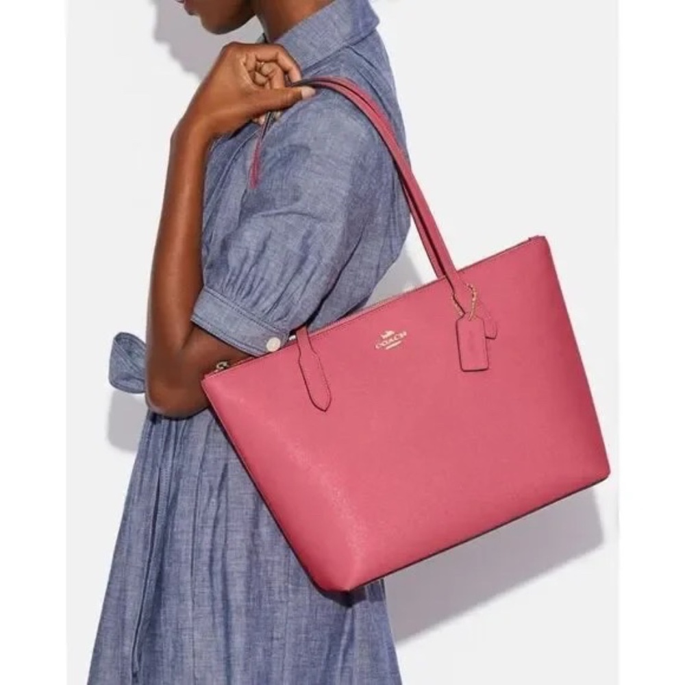 Coach Zip Top Tote Handbag Pink - NWOT